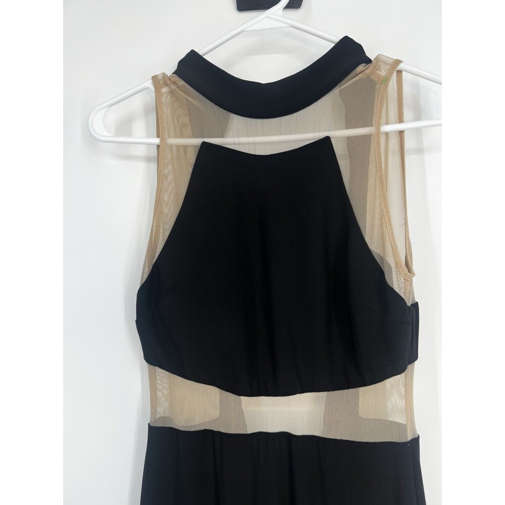 Aqua Mesh Trim Maxi Party/Wedding Gown Dress Sz 2 MSRP $238